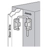 Prime-Line U 10536 Sliding Door Loop Lock, 2-1/4 In., Steel,