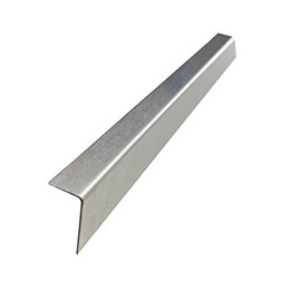 Brushed 304 Stainless Steel Universal Gap Filler Finishing Angle Trim Kit Elements (Outer Finish, 1" x 1/2" x 48")
