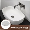 TEHAUX Stainless Steel Overflow Cover for Bathroom Sink Decorative Trim