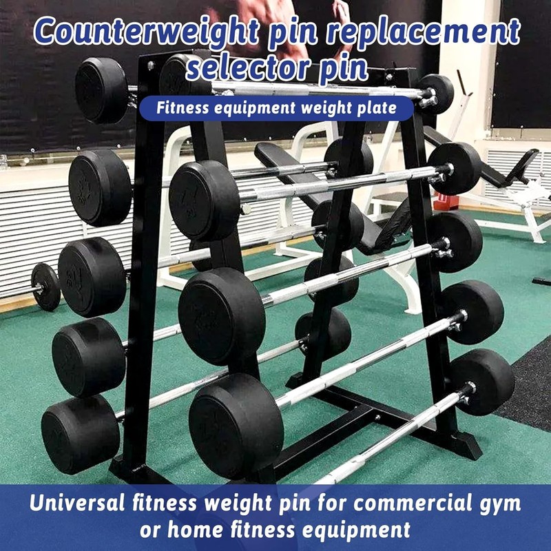 Liyquint 2Pcs Stainless Steel Weight Stack Pins - Locking Gym