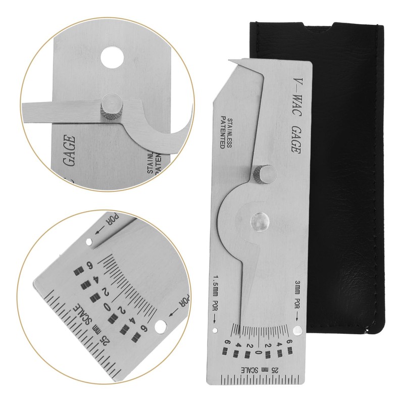 BUGUUYO Essential Welding Tool Precision Depth Gauge for Welding Inspection