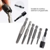 6Pcs Damaged Stripped Screw Extractor Set,Broken Screw Extractor kit, for