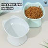 ​2 Psc Tilted Cute cat Food Bowls - 15° Whisker