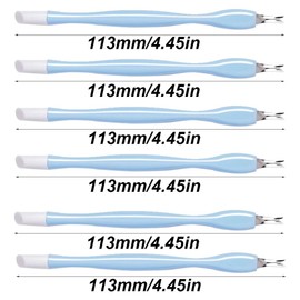 Cuticle Fork, 6 Pieces Cuticle Trimmer, Cuticle Pusher, Stainless Steel Dead Skin Fork for Women Girls Manicure