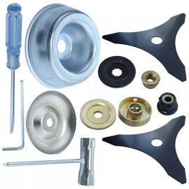 For Husqvarna, For STIHL 10" x 3 Teeth Steel Brush Cutter Trimmer Weed Eater Blade for Oregon Husqvarna