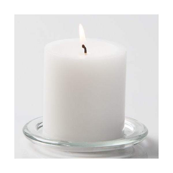 Richland 3" X 3" Hand Poured White Pillar Candle