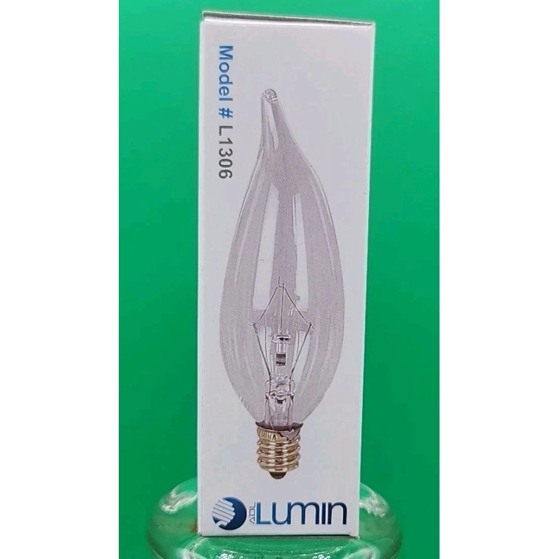 ADL LUMIN LUMIN L1306 60 Watt Clear Candelabra Base Long