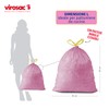 Virosac Bin Liners with Convenient Carry Handles - Pack Size