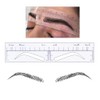 CHOOSE-IT Eyebrow Stencil Disposable Eyebrow Shaper Kit - 50PC Transparent