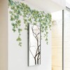 Mestiker Decorative Plants, Wall Sticker, Green Rattan, Leaves Wallpaper, Removable,