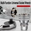Multi-Function Universal Socket Wrench Tool - 10mm-19mm Adjustable Multi-Function Socket