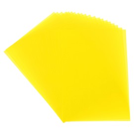 MECCANIXITY Colored Vellum Paper, 50 Sheet Lemon Yellow Transparency 8.5 x 11 Printable Vellum Paper, Translucent Vellum Sheets for Printing Wedding Invitations Ink Jet Laser Printer