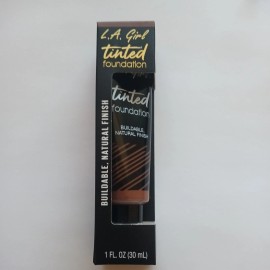 L.A. Girl 4 Pack LA Girl Tinted Foundation Warm Sienna Buildable, Natural Finish