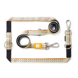 Max & Molly 6-in-1 Hands Free Multi-Function Dog Leash, Ultra Soft Padded Neoprene, Mosaic M (177011)