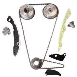 Timing Chain VVT Gear Sprocket Kit Fit for Chrysler 200 for Sebring, for Jeep Compass for Patriot, for Dodge Avenger for Caliber for Journey 2.0L 2.4L 2007-2018, OE #4884868AB 4884482AB