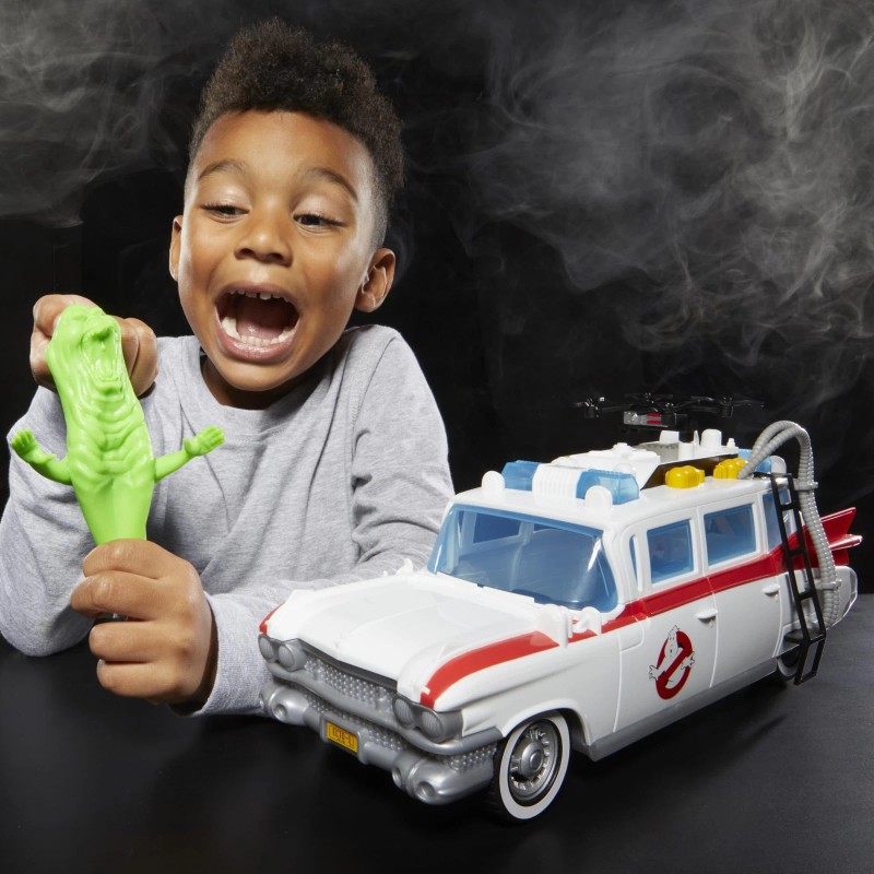 Ghostbusters Ecto 1 Vehicle Toy with Slimer Accessory for Kids
