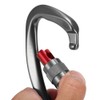 [通拓商品]24KN Non-locking Straight Gate Carabiner 25KN Twist Gate Carabiner Heavy