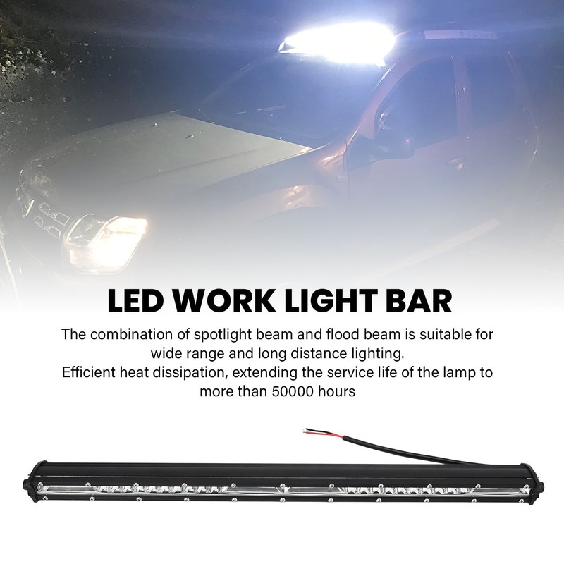 22in 90W LED Work Light Bar Spotlight Floodlight Combo Off