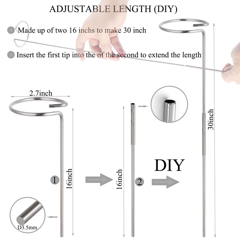 30 Inch Or 16 InchPlant Stakes for Flowers - 5