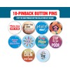 Creanoso Stop the War Pinback Button (1-Set X 10 Buttons)
