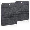 com-four® 2 x Hanging Shelves - Practical Felt Hanging Organiser