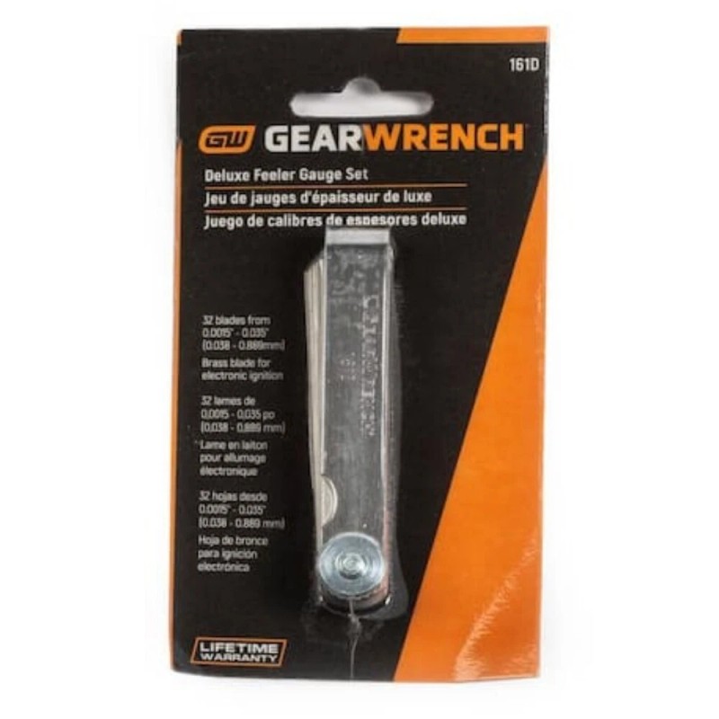 GEARWRENCH • 32 Blade Deluxe Feeler Gauge • SAE/Metric •