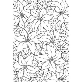 Jane Gill - Clear Magic Stamps - Poinsettia Lace
