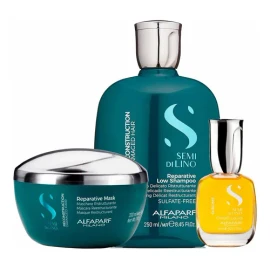 Kit Shampoo, Máscara De Reconstrucción Y Cristali Liquid 30m                                                                                          