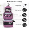 Yuexitech Hanging Travel Toiletry Bag, Large Foldable Toiletry Bag, Cosmetics