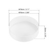 PATIKIL 3"/76mm ID PVC Pipe End Cap Fitting, 4 Pack