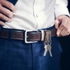 ANATTASOUL 2 Pcs Belt Key Holder for Men Women Heavy