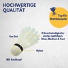 Best Sport 7-Piece Tournament Shuttle Cocks - White
