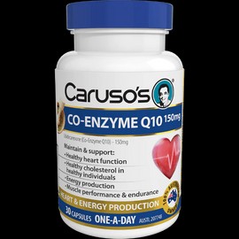 Caruso's Co-enzyme Q10 150mg 30 Capsules