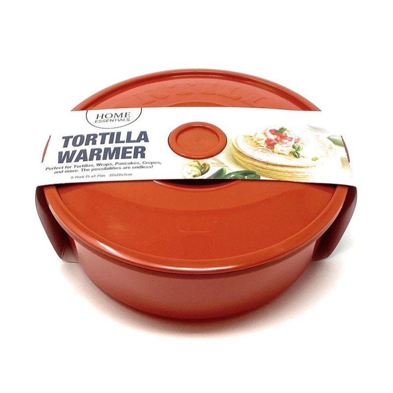 GODAGE Tortilla and Pancake Warmer with Lid, 8.5 x 2.75