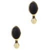 Baluue 2pcs Mini Hair Scalp Brush Boar Bristle Golden Hair