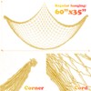 2 Pack Fish Net Decorations for Party,Natural Cotton Hawaiian Party