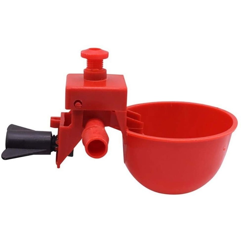 Mebix TRD 10pz Bebedero para Aves, Pollo, Gallina, Codorniz, Gallo,