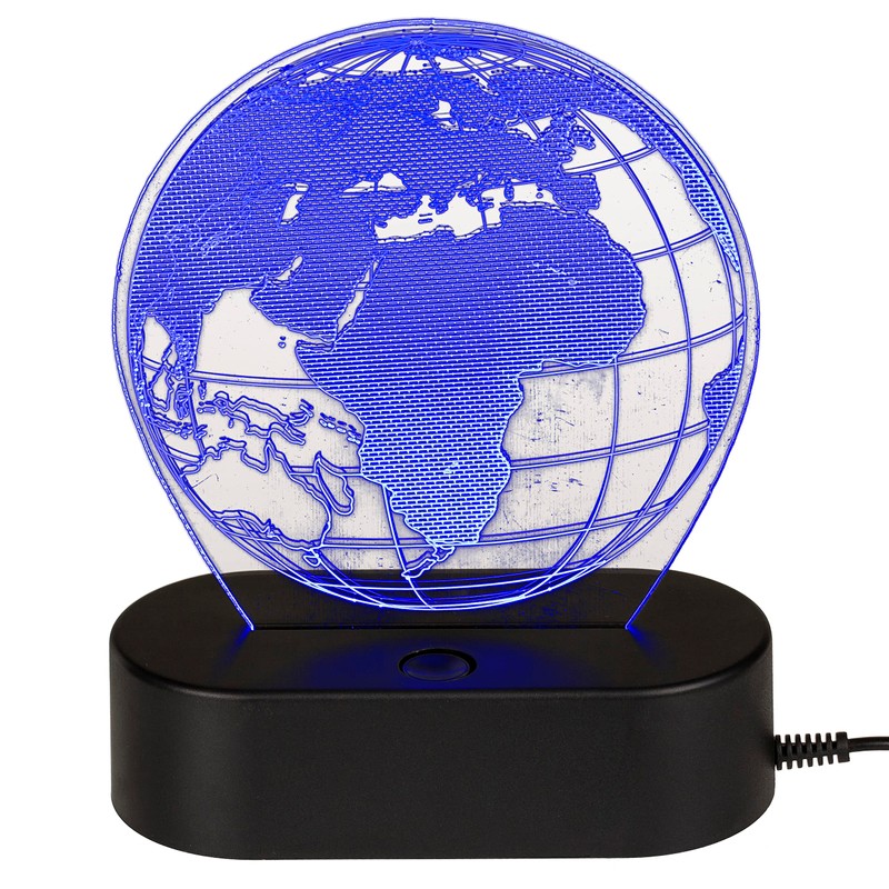 MIK funshopping 3D Light Night Light 3D Effect Lamp with