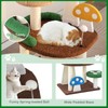 HOMGX Mushroom Cat Tree for Indoor Cats, Cute Cat Tower