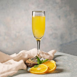 Cristar Premiere Champagne Flutes, 6.5oz Champagne Glasses Set Of 4, Prosecco Glasses, Dishwasher-Safe, Lead-Free Mimosa Glasses, Ideal for Home Bar, Special Occasions, Made in Colombia.