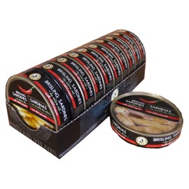Brisling Sardines in Olive Oil With Chili Pepper, 5.6-Ounce Cans (Pack of 10)