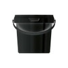 Lubrisolve 6 Litre Heavy Duty Black Round Bucket UN Approved