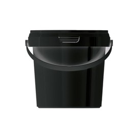Lubrisolve 6 Litre Heavy Duty Black Round Bucket UN Approved