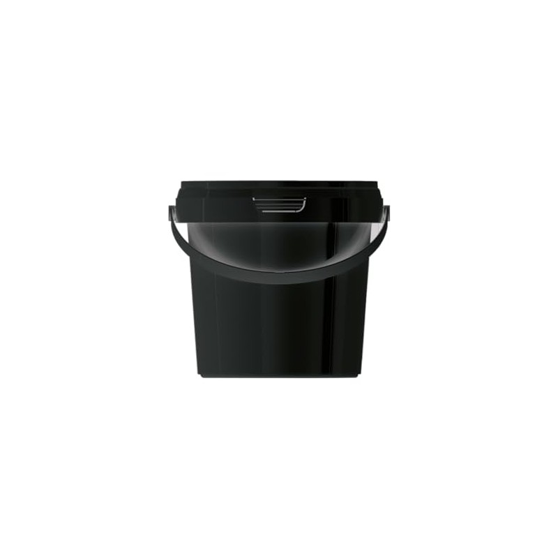 Lubrisolve 6 Litre Heavy Duty Black Round Bucket UN Approved