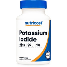 Nutricost Potassium Iodide (KI), 90 Capsules, 65mg Potassium Iodide Per Serving, Vegetarian, Non-GMO & Gluten Free
