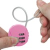 Bonsicoky 6 Pack 3 Digit Combination Lock - Outdoor Waterproof