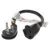 SF Cable 1ft Ultra Low Profile Angle NEMA 5-15P to