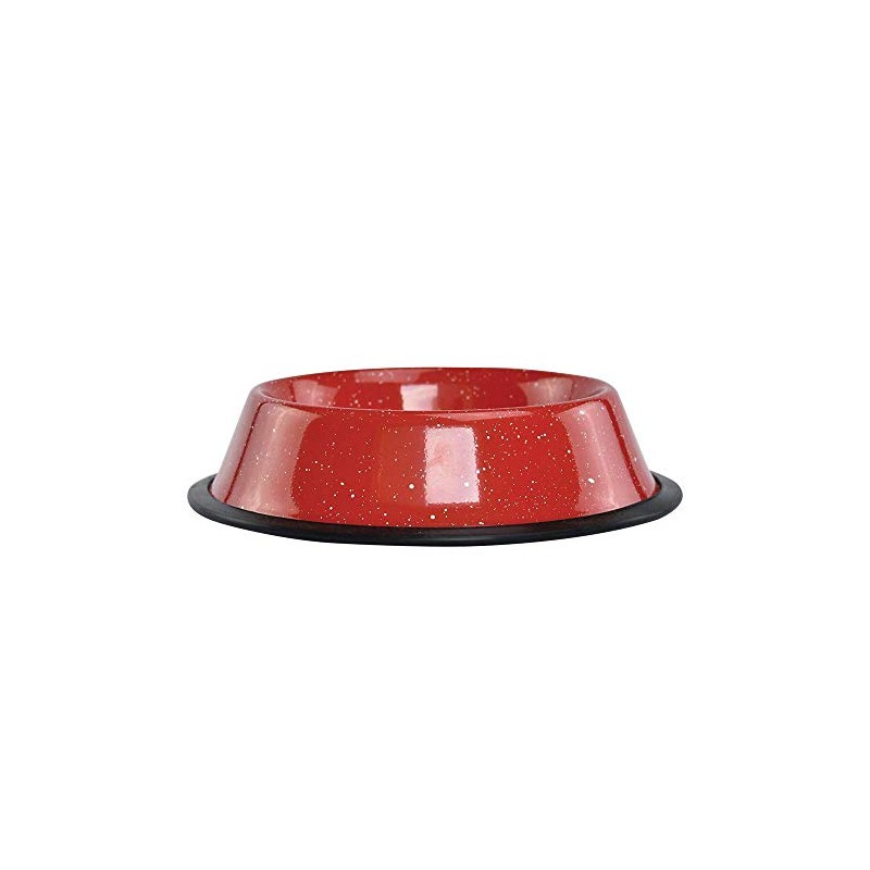 Fancy Pets Plato de Acero Jaspeado para Perro de 32