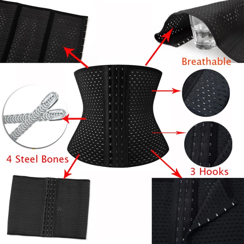 Women's Waist Trainer Shaper Postpartum Belly Recovery Girdle Tummy Control