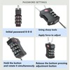 TSA Luggage Locks, 4 Digit Combination Lock Suitcase Padlock, Lock